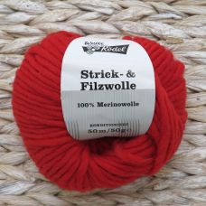 Strick-filzwolle