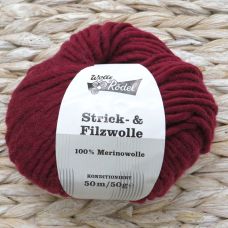 Strick-filzwolle