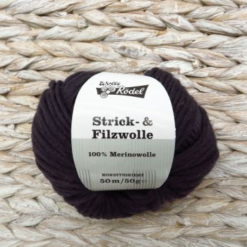Strick-filzwolle